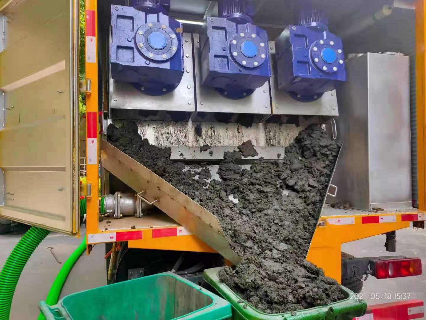 裕民化粪池清掏城市维护站-泥浆净化干湿分离处理